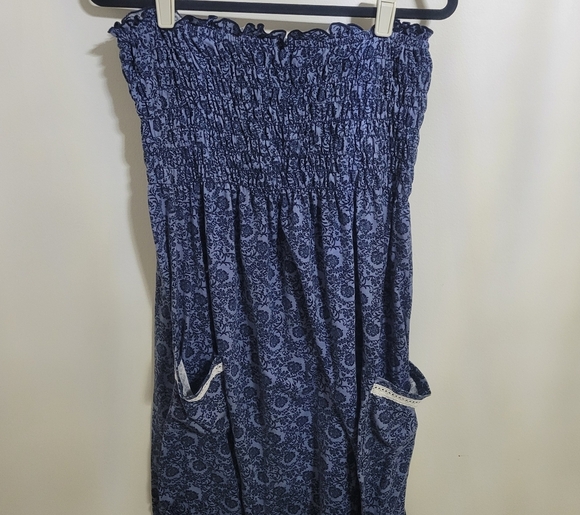 Maurices Strapless Mini Bandeau Top Summer Dress Size L - Picture 1 of 7